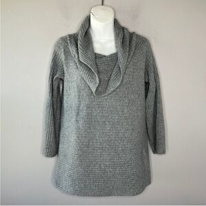 LOU & GREY Cozy Thick Ribbed Cowl Neck Sweater